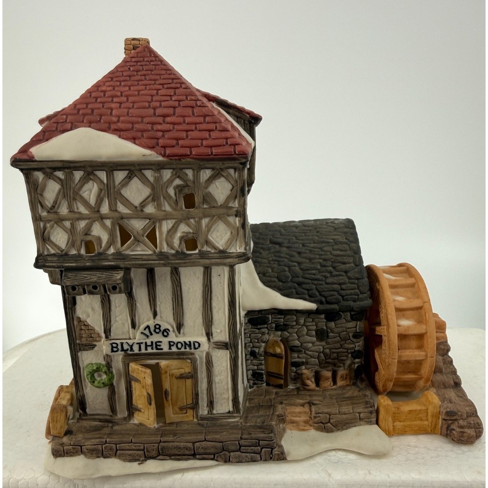 Dickens Village "By the Pond" - 1986 - Retired - Dept 56 - Tested
